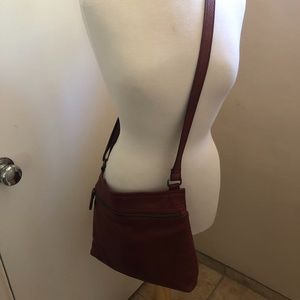Leather cross body bag - Margot